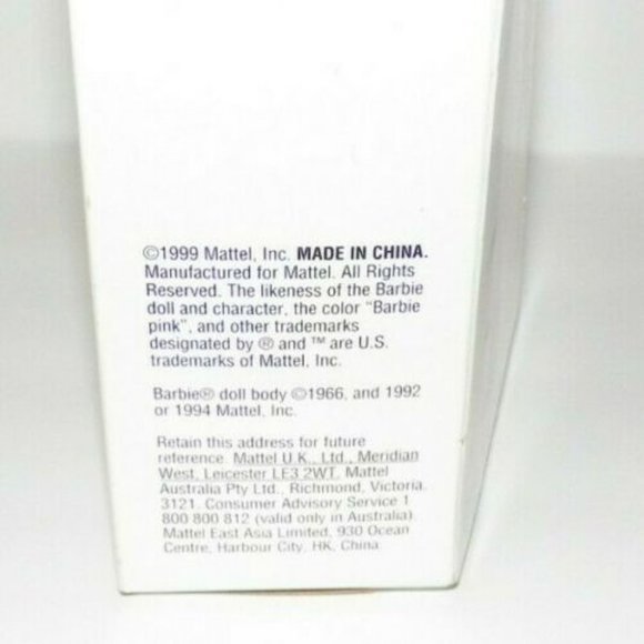 Vintage '99 Blushing Bride Wedding Barbie Doll NIB - Picture 9 of 9